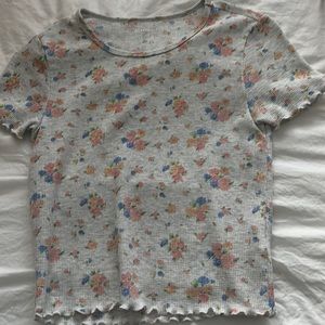 American eagle flower shirt/ size small